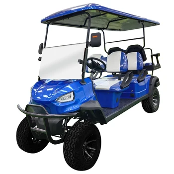 CE approved Cost-effective luxury golf carts 6 passenger motorized golf cart car for sale