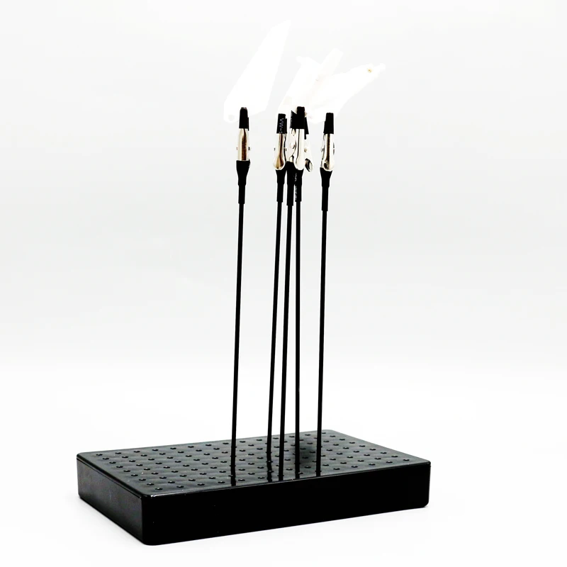 Металлические зажимы для проводов длинная застежка хобби моделирование DIY модель Живопись Аллигатор зажим с резиновыми наконечниками инструменты