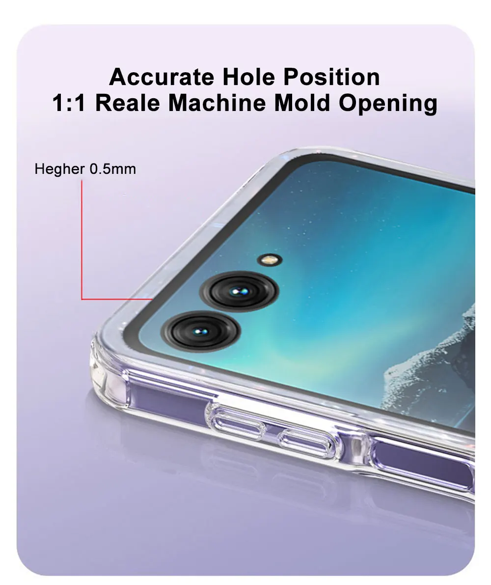 product flip phone case for motorola razr 40 ultra 2022 5g 2019 gradient seashell  clear tpu pc foldable fold cases sjk111 laudtec-4