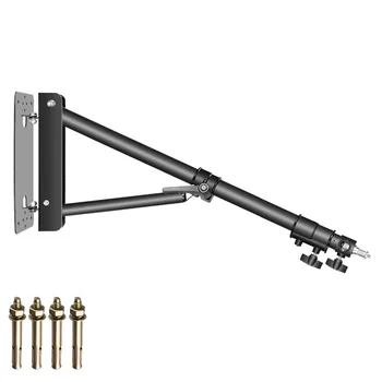 Neewer Triangle Wall Mounting Arm for Photography Studio Video Strobe Lights Monolights Softboxes Umbrellas Reflectors