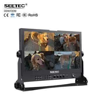 SEETEC ATEM156S Multi-camera SDI Monitor, 1920x1080 IPS Screen, 170° Viewing Angle, for Sports Broadcast, Custom Packaging
