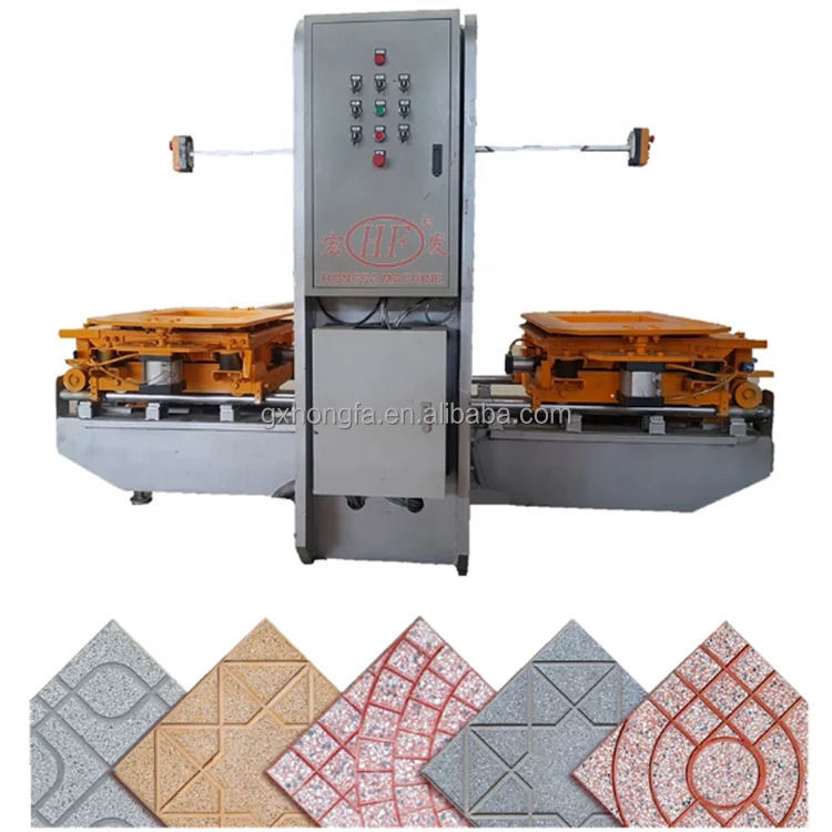 Terrazzo Tile Making Machinery for Ceramic Floor Italy Tile Press Making Machine Terrazzo Tile Production Mold for Cement Slab
