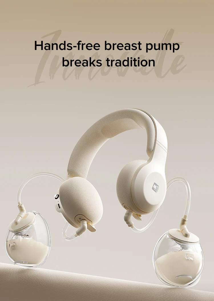 2024 New Design Hands Free Electric Wearable Breast Pump Double Breast   H001da43044d9432db1768771cd815521D 