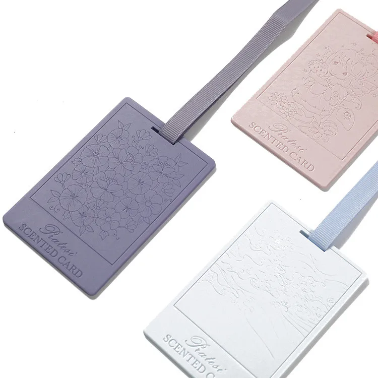 custom rubber scented card msds certified with long lasting fragrance hanging suitable for home car closet office wardrobe hotel environment factory direct-5