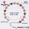 Pulsera de trébol de cuatro hojas - 10