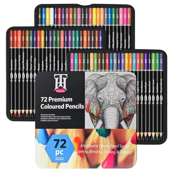 KALOUR Professional Colored Pencils,Set of 300 Colors,Artists Soft Core with Vibrant Color,Ideal for Drawing Sketching Shading,Coloring Pencils for