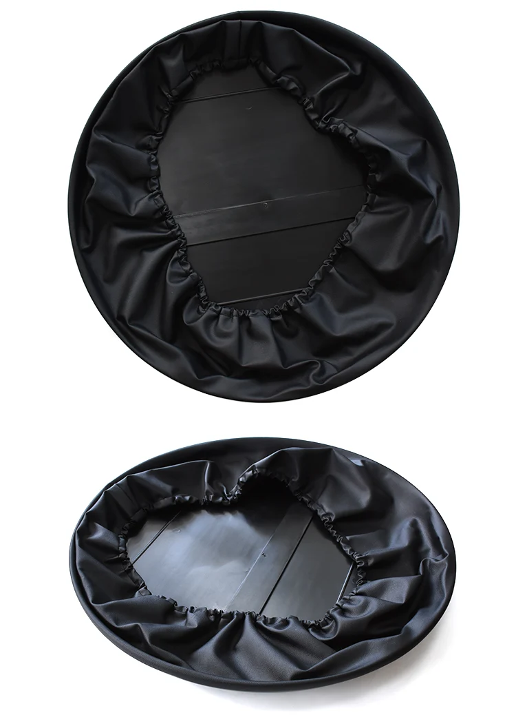 Black or White Tire Cover Exterior Accessory ABS Spare Wheel Cover for Land Rover Defender Rear Door Compartment Tire Cover factory