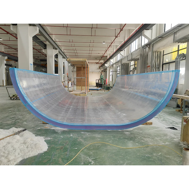 Custom Big Bullet U Shape Transparent Acrylic Fish tank Aquarium for Home Decoration