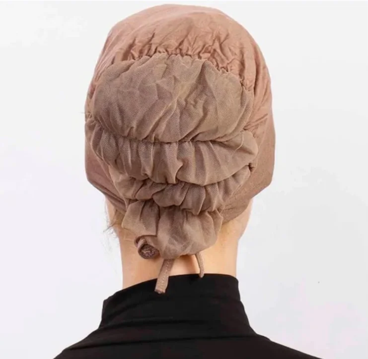 Hijab Inner Cap With Bun Customize Muslim Women Inner Cap Hijab
