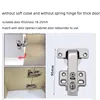no soft close no spring hinge for thick door