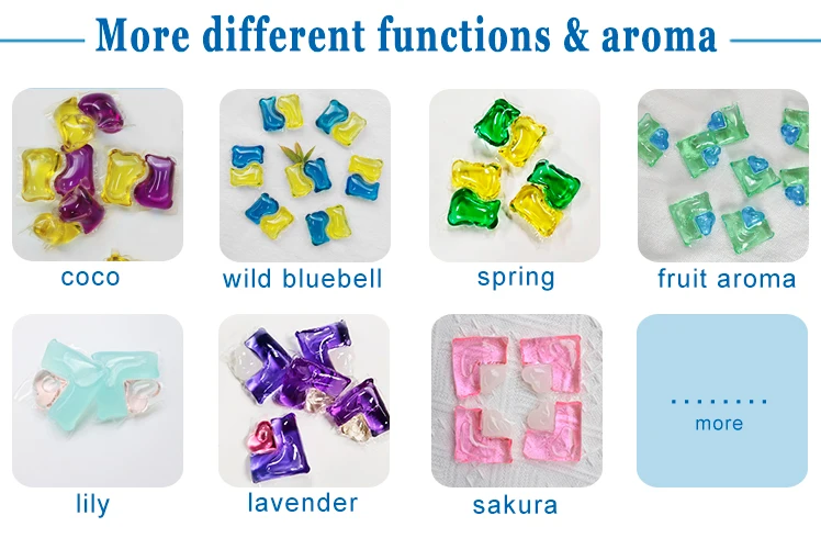 15g oem clothing washing apparel detergent pods laundry pods detergent capsules/fabric softener