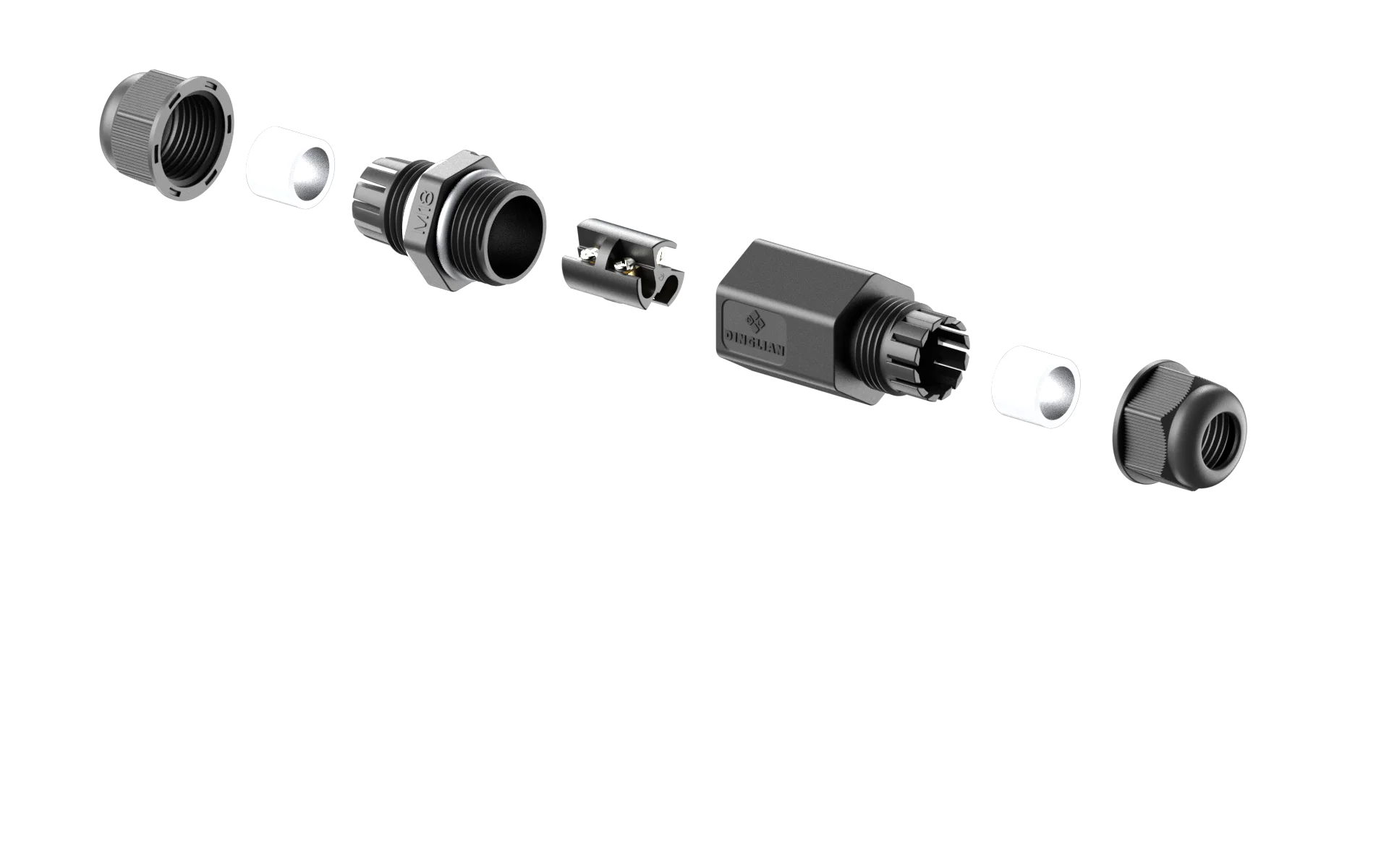 Outdoor Ip68 Waterproof Electric Wire I Shape Quick Connector For Led