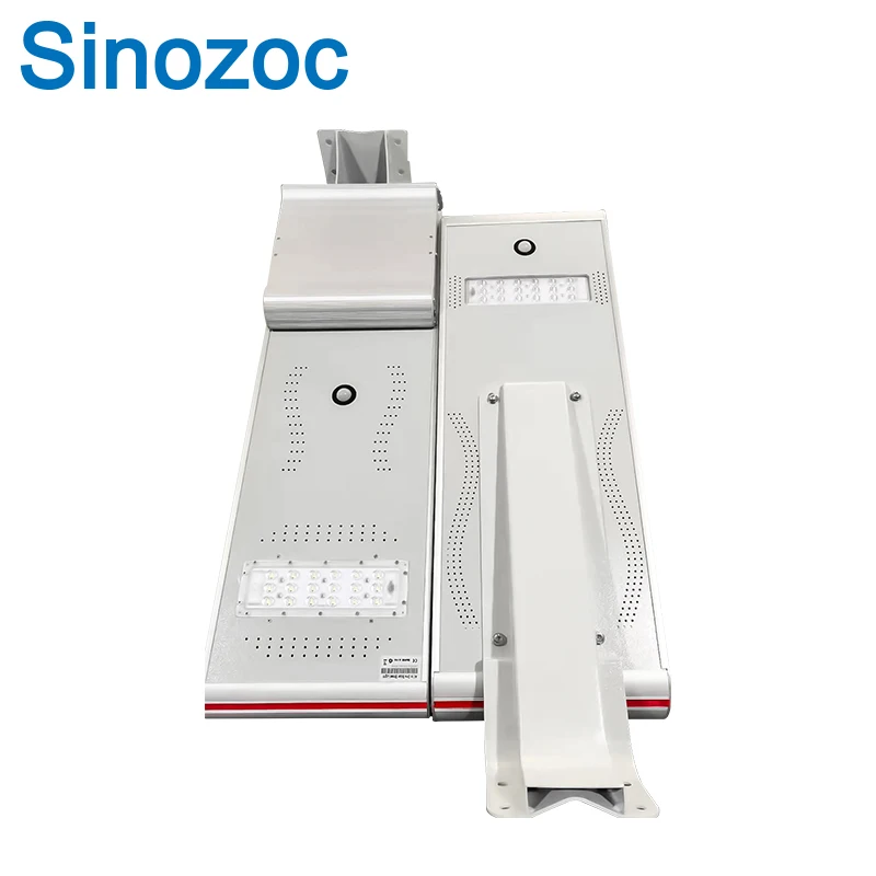 Sinozoc интегрированный уличный светильник на солнечной батарее все в одном 60 Вт для умного городского общественного освещения