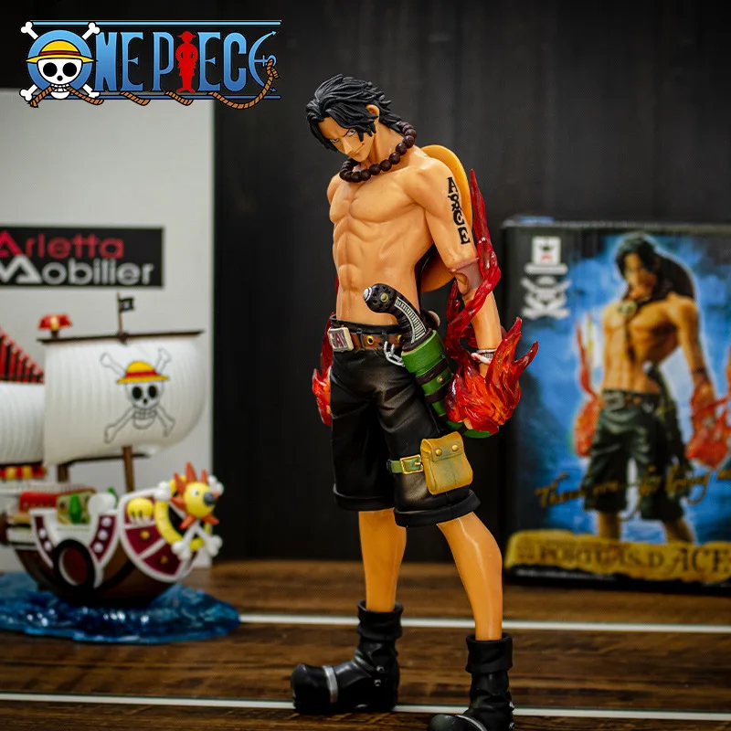 Figura De Acción De One Piece,Modelo Ace De 26cm,Cosplay,Colección De  Personajes De Dibujos Animados,Regalo - Buy Anime Figura,Una Pieza Figura  De Acción,Ace Figura Product on 