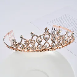 Распродажа металлическая расческа для волос в форме листа золотого цвета дешевые