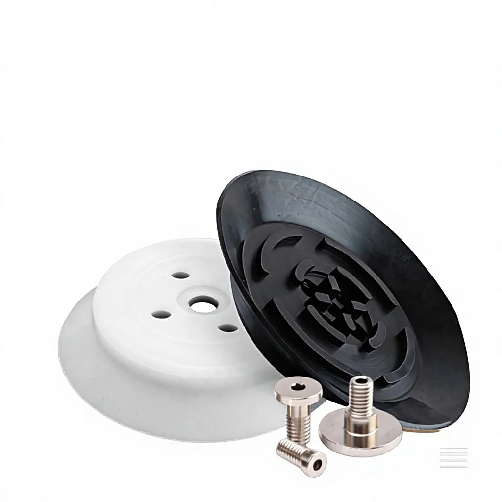 Industrial Manipulator Pneumatic Joint Accessories, Wear-resistant Imported Silicone PA Material PF-60/80/95 Single-Layer Vacuum Suction Cup