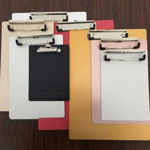 Custom Logo Customized Size PY MJ-NEW Office Letter Pad Paper Foldable Clipboard with Embossed Logo