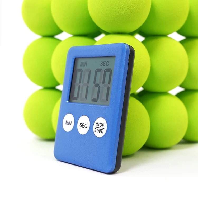 Hot Sale LCD Digital Countdown Timer Home Kitchen Tools Thin Square Refrigerator Magnetic Large