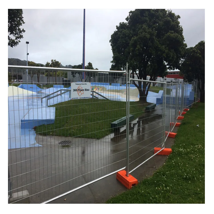 Australia Temporary Fence Concrete Blocks Temporary Fence Temporary Metal Mesh Fence Panels