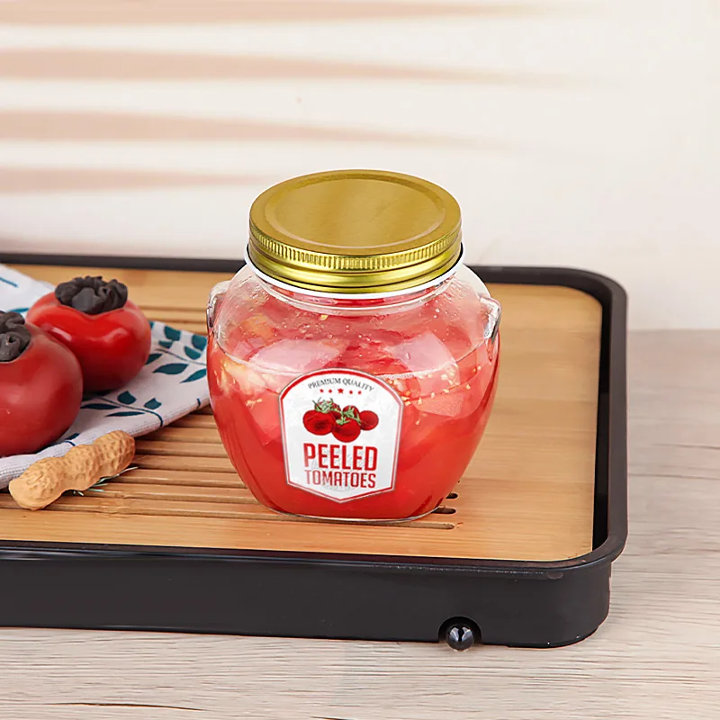 Versatile Orcio Glass Jars 280ml 480ml 610ml with Lids Premium