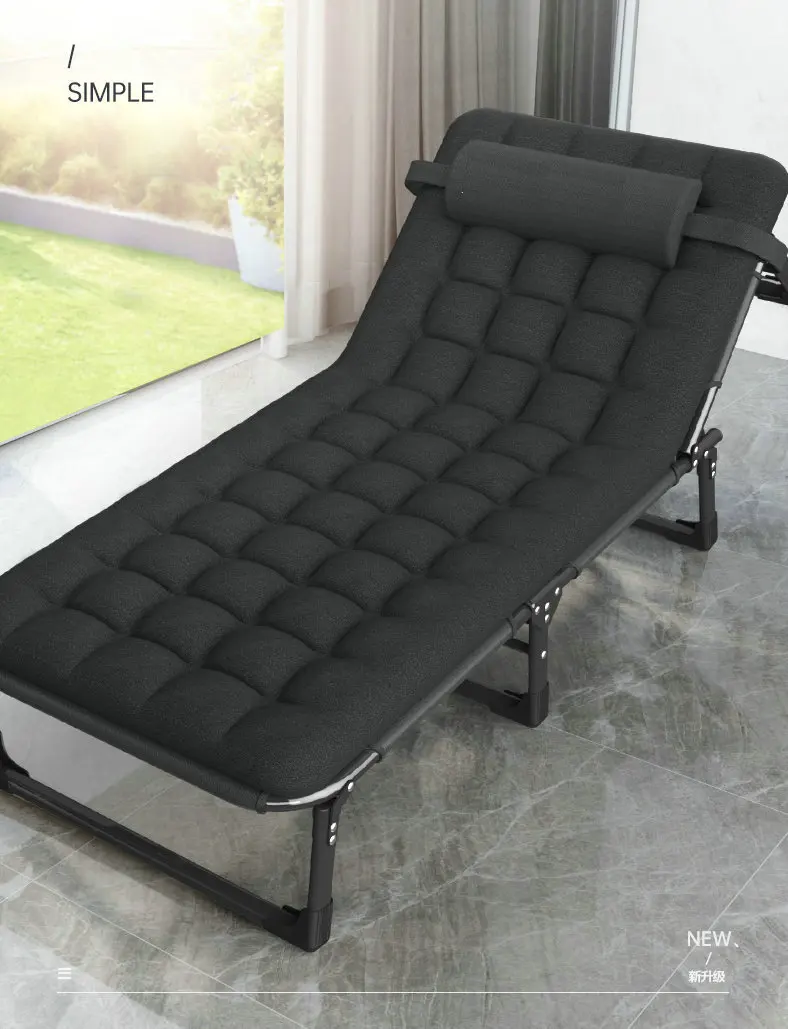 Portable Adjustable Folding Bed - Ideal for Outdoor & Indoor