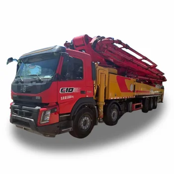 Reliable Supplier 66M Used Concrete Pump Truck SYM5538THB Truck Mounted Pump Truck with Spare Parts Can be upgraded to 72M