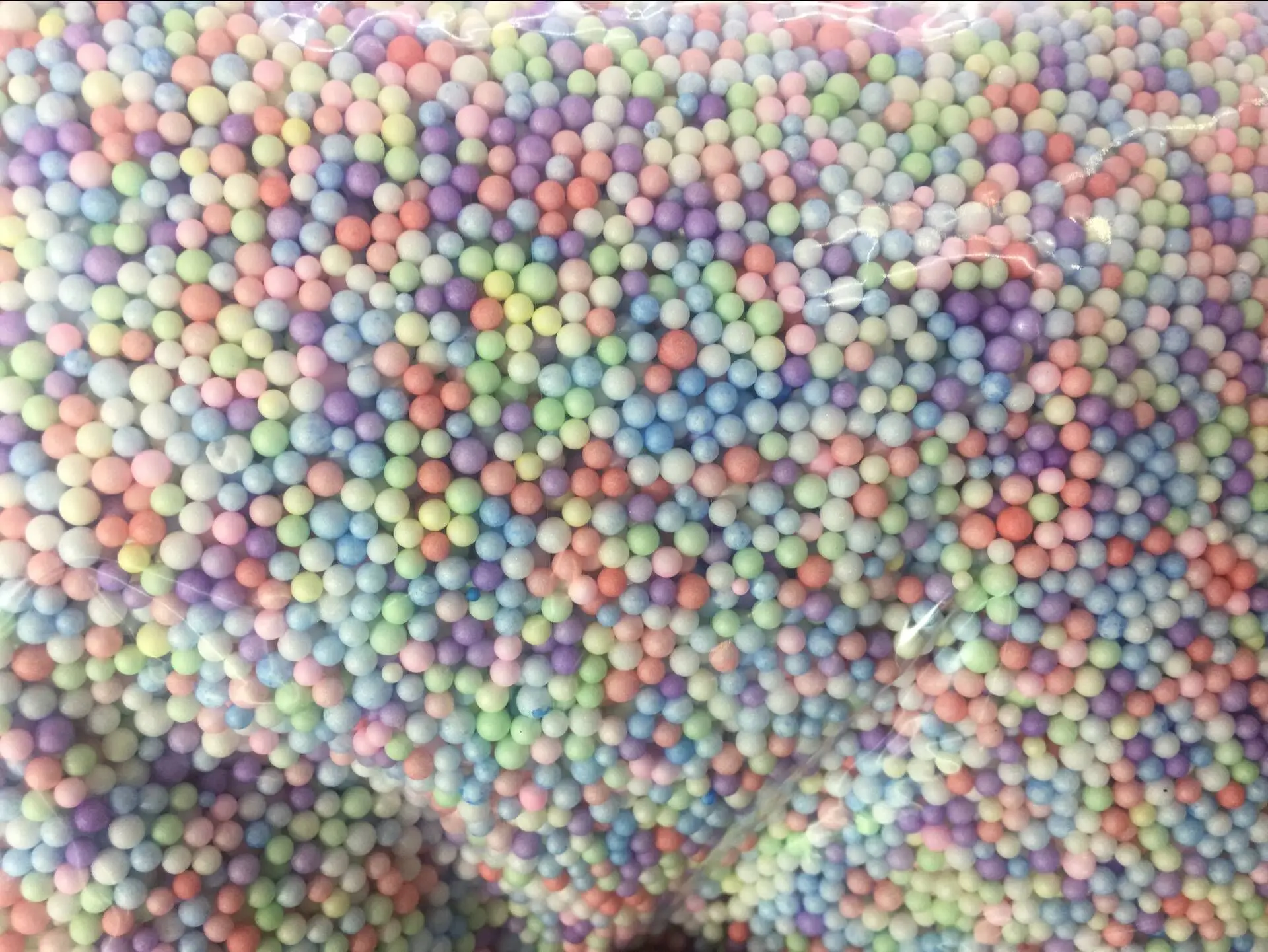 Шарики из пенопласта 2,5-3,5 мм смешанных цветов, аксессуары для снежной грязи, шарики для слайма, маленькие крошечные шарики из пенопласта для пенного наполнителя