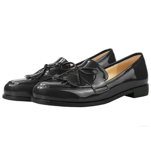 High Quality Fashion Trend   Breathable Womens Leather Loafers