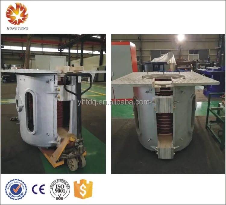 Factory Price Foundry Machine Induction Smelting Smelter Crucible Furnace Melting Recycling Copper Scrap Zinc for Sale