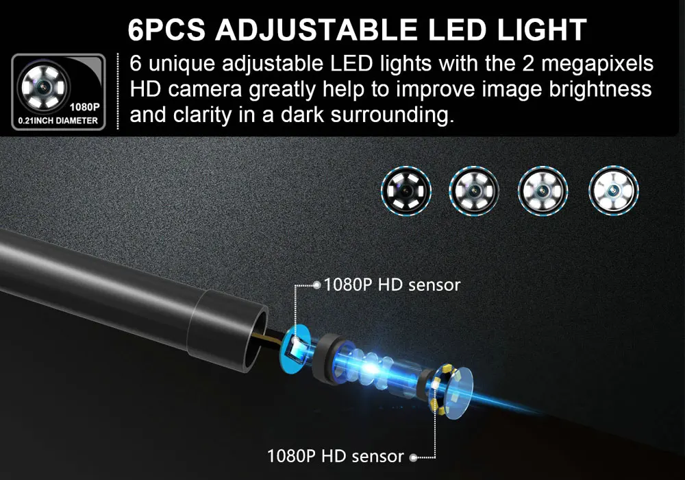 ANCEL W655 Wireless Endoscope