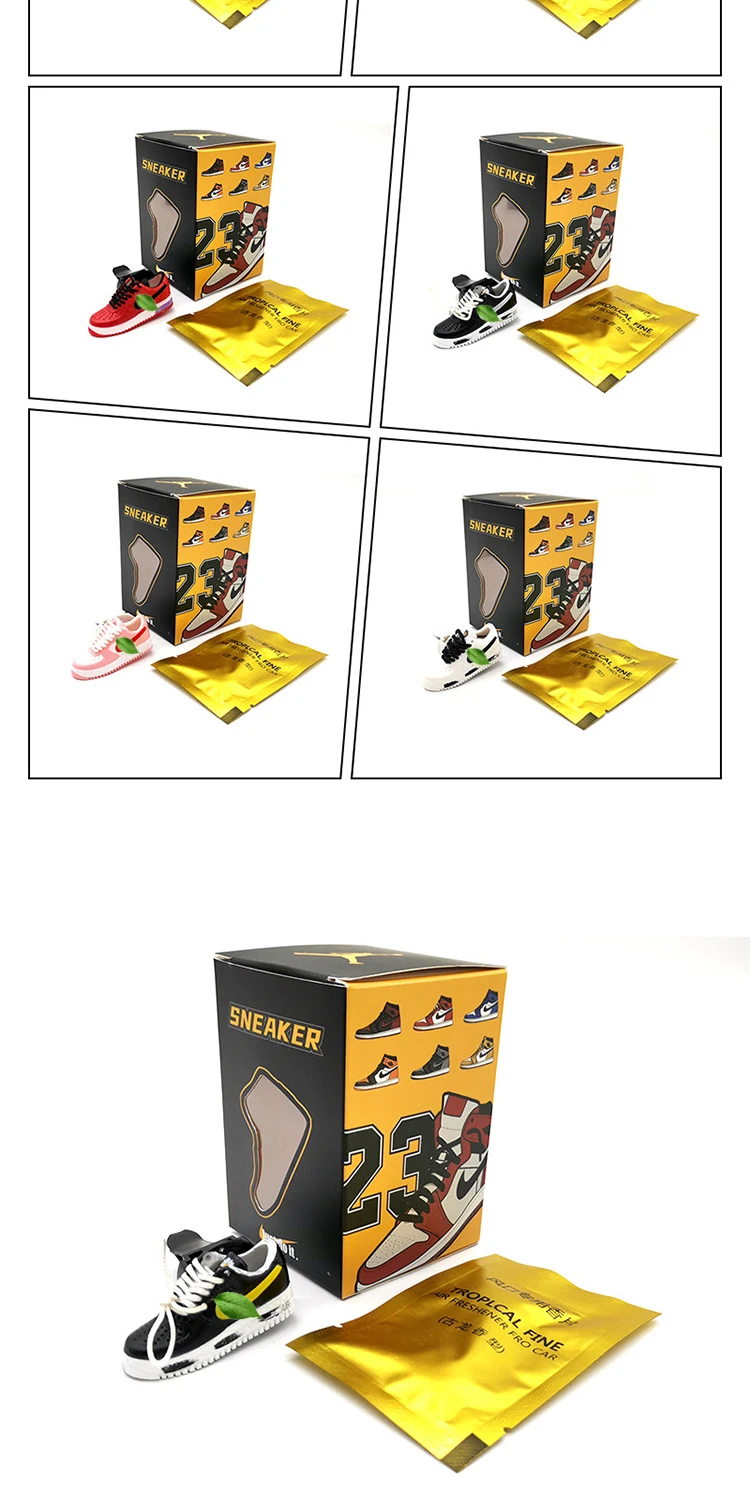 New Promotion Aj Sneaker Shoes Diffuser Clip Car Air Freshener With Car ...