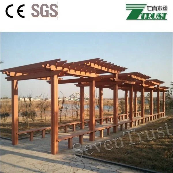 Landscape Gazebo Customized WPC Pergola