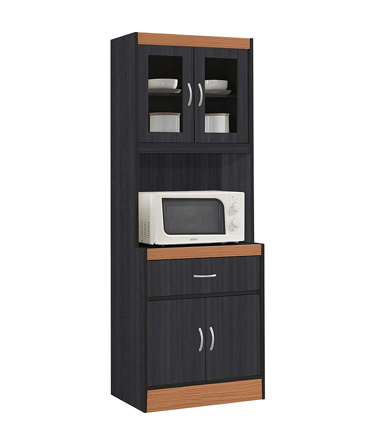 Кухонный высокий буфет китайский шкаф для хранения продуктов инженерная деревянная