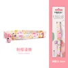 Pink cherry blossoms dance in breeze