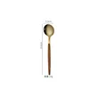 Gold tea spoon