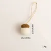 Small acorn-white 1 - acorn ball