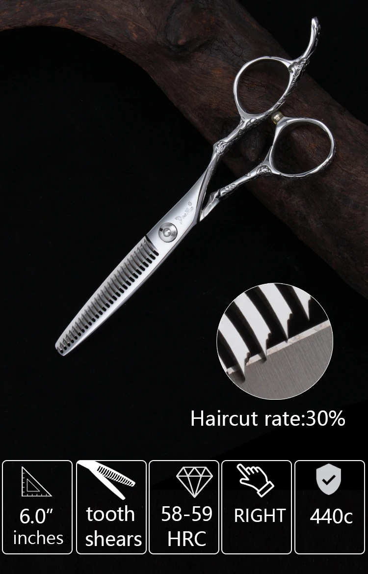 Custom Hair Dressing Kit Hair Dressing Barber Cutting Scissor,Thinning Scissor With Pouch For