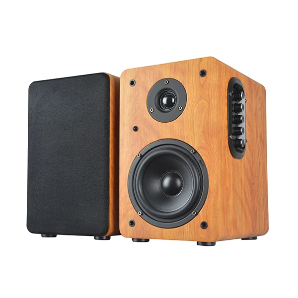 Active Hand Made Wooden Box Super Bass CD MP3 USB SD MMC Card Wireless  Stereo Sound Hi-Fi Hifi Multimedia Active Speaker