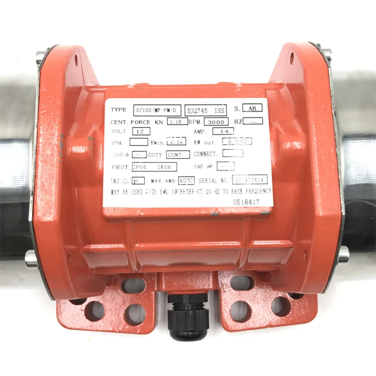 Factory Concrete Pump Vibrator Motor for Putzmeister 12V & 24V