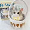 20724-Brown Mackerel Tabby Cat Squishy