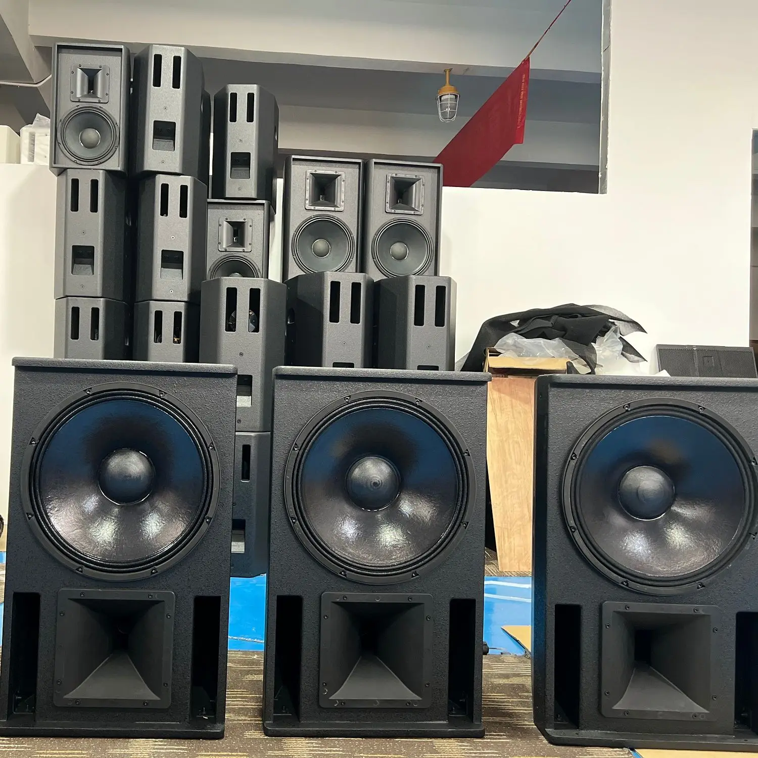Dragonstage Passive PA Speakers 400 Watt 15 Inch DJ