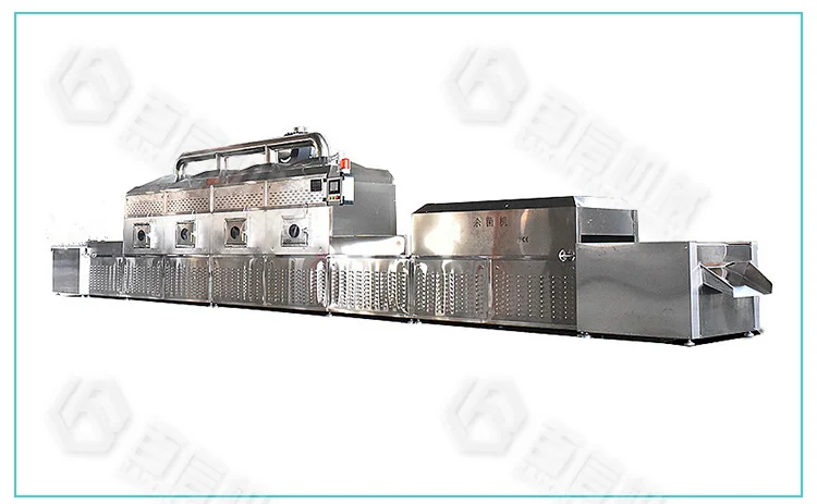 Mealworm BSF Larvae Maggot Drying Machine Microwave Tunnel Drying Equipment Insect Fish Feed Dryer Machine