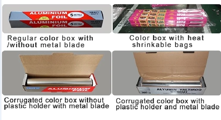  Rollos de papel aluminio para el