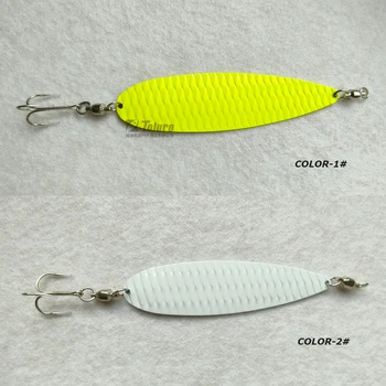 Hot Sale 2.5oz 3.5oz 4.5oz Artificial Hard Bait Fishing Baits Heavy Metal Flutter Spoon Lure – Metal Jig – view 4