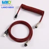 N812 สีแดง GX12 ชุบนิกเกิล