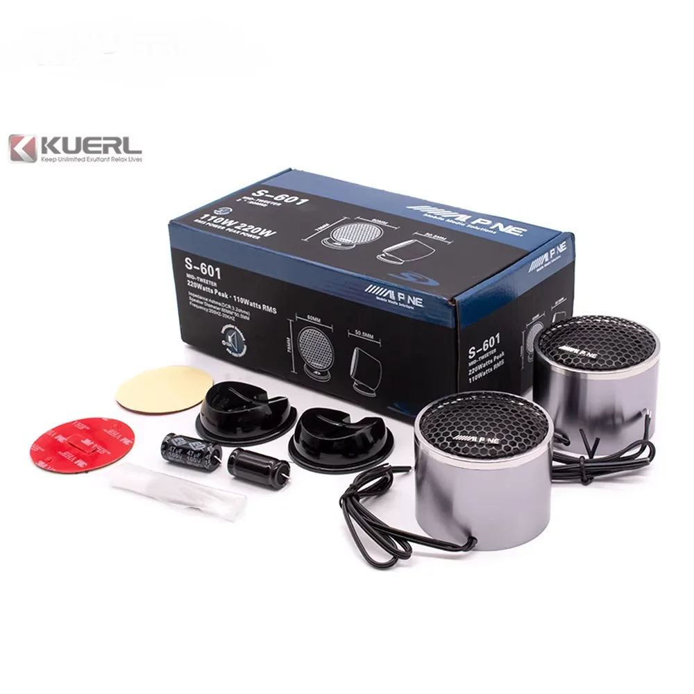 Car Audio Modified Mid-range Speaker 2 Inch 60mm Silk Film Center Mid-range Speaker