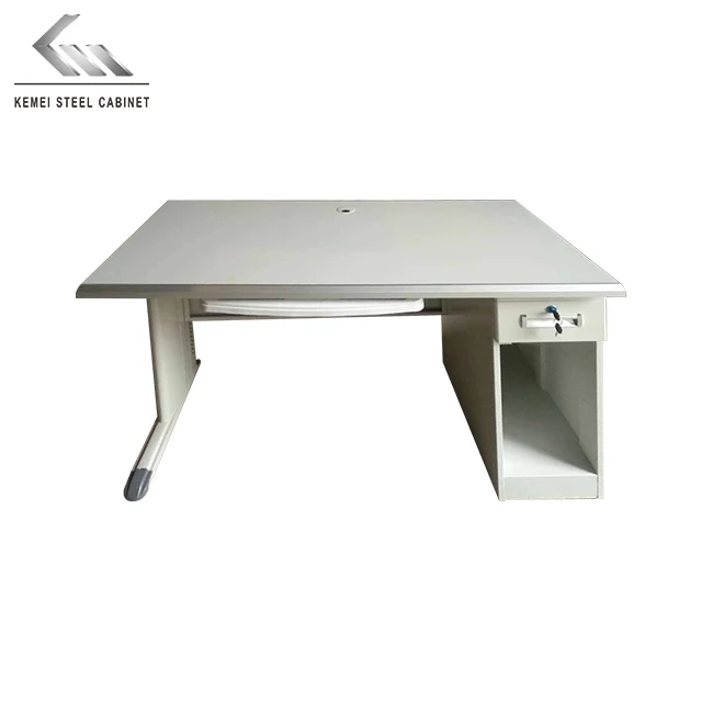Modern Office Cheap Metal Computer Desk Table with Drawer Office Desk School Table