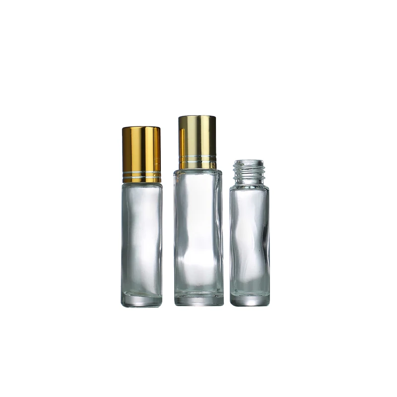 High quality clear amber color perfume glass spray glass bottle travel samples