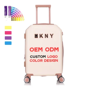 OEM ODM Factory Wholesale High Quality Custom Design Pattern logo Color Suitcase Luggage Set