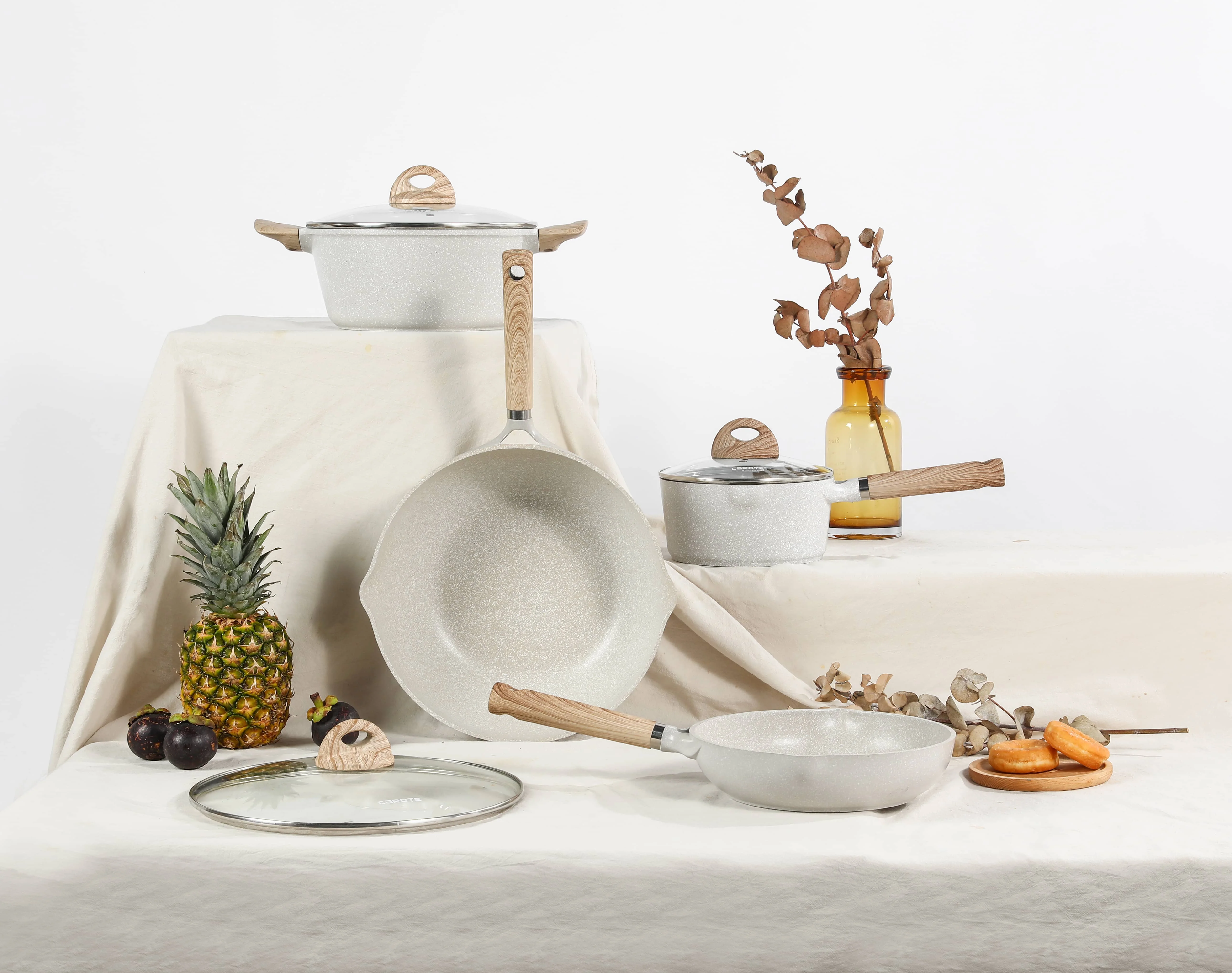 Carote Caraway Cookware Kitchen Ware Non Stick Cookware Set Granite